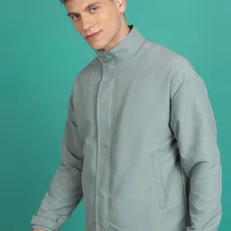 HIGHLANDER Mock Collar Open Front Jacket image 4