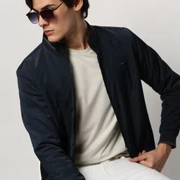 SHOWOFF Mock Collar Windcheater Taslon Bomber Jacket-74