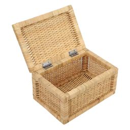 akway Beige Self Design Rattan Multi-Utility Organisers image 2