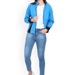 Plutus Mock Collar Fleece Bomber Jacket image 5