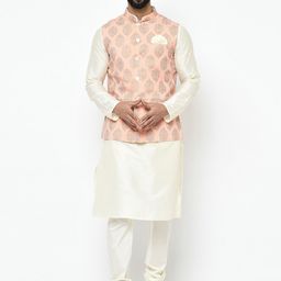 KISAH Printed Nehru Jacket image 3