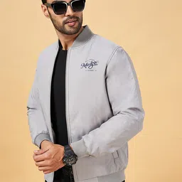 YU by Pantaloons Stand Collar Bomber Jacket-picture-35