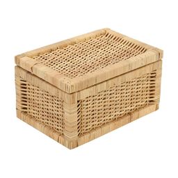 akway Beige Self Design Rattan Multi-Utility Organisers image 4