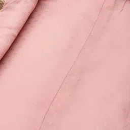 MANQ Men Peach Woven Jaquard Silk Nehru Jacket image 4