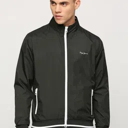 Pepe Jeans Mock Collar Lightweight Bomber Jacket-image-49