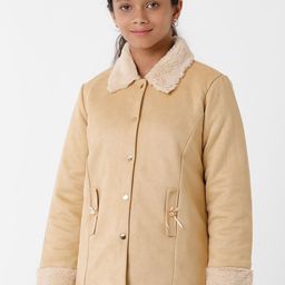 KATE & OSCAR Girls Beige Tailored Jacket-image-9