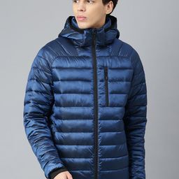 Woodland Men Hooded Puffer Jacket-image-83