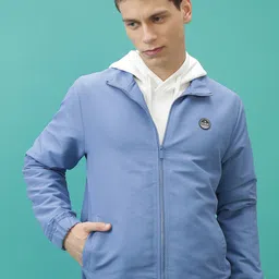 HIGHLANDER Mock Collar Open Front Jacket-4