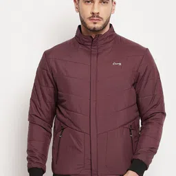 Camey Men Maroon Lightweight Padded Jacket-31