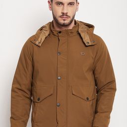 Duke Men Tan Tailored Jacket-27