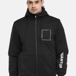 SF JEANS by Pantaloons Men Black Bomber Jacket-picture-18