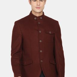 Blackberrys Men Orange Solid Casual Blazer-picture-11