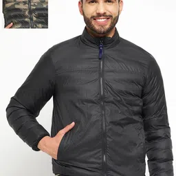 Duke Men Camouflage Reversible Bomber Jacket-picture-25