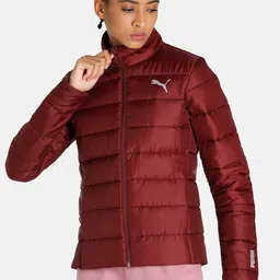 Puma Women Maroon WarmCELL Lightweight Slim Fit Jacket-image-24