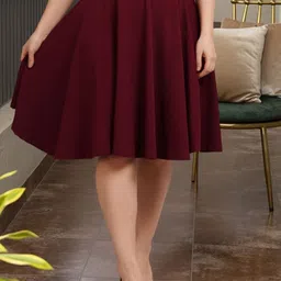 BAESD Midi Skirt With Pockets-38