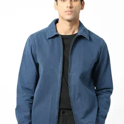 RARE RABBIT Men Zale Spread Collar Cotton Tailored Shacket-image-19