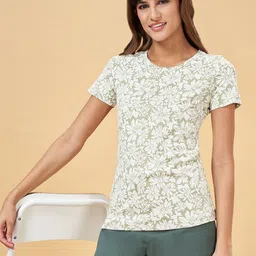 Honey by Pantaloons Floral Printed Pure Cotton T-shirt-picture-33