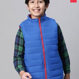 Oxolloxo Boys Reversible Stand Collar Puffer Jacket-13