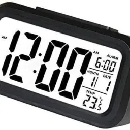 Digital Black Clock-5