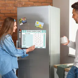 inkdotpot Magnetic Whiteboard Weekly Chores Charts Chore Chart for Refrigerator-FJ image 2