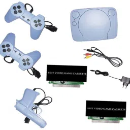 GARNER 79 Classic TV Game new 2 Cassette Inbuilt Console NA GB with Contra, Super Mario Bros, F1 Race, Cricket Game-image-84