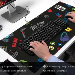 AlexVyan Video Gaming Anti-Fray Water Resistant Computer Keyboard Mouse Mat Large Mousepad-21