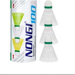 Badminton Plastic Shuttlecock For Indoor and Outdoor Badminton Shuttle Sports Plastic Shuttle - White-picture-26