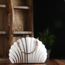 Party White Clutch-image-19