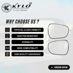 kylo Manual Driver Side, Rear View Mirror For Toyota Corolla Altis image 3