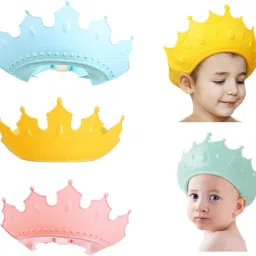 Baby Shower Cap, Bath Visor hat for Eye and Ear wash Protection - Assorted Color-image-69