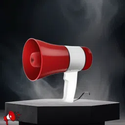 guggu Handheld Megaphone with Siren, Microphone & Rechargeable for Outdoor EventsB318 Megaphone Portable Megaphone Siren Loudspeaker Function &Long Battery BackupS318 Outdoor PA System-picture-9
