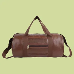 true indian 20 L Gym Duffel Bag - Gym Duffle Style Meets Performance,Fitness Companion,Tough for Every Challenge. - Brown-picture-19