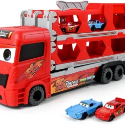 Big Hauler Storage & Deform Transport Truck Toy with 2 Foldable Ejection-5