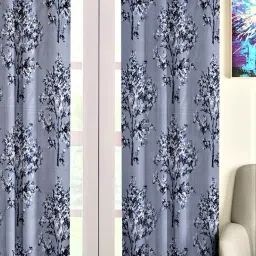 153 cm (5 ft) Polyester Semi Transparent Window Curtain Single Curtain-image-10