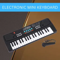 (Piano Keyboard) with Mic/37 Keys 8Rhythms, 8Tones, Portable Electronic ToyA490 (Piano Keyboard) with Mic/37 Keys 8Rhythms, 8Tones, Portable Electronic ToyA490 Analog Portable Keyboard-10