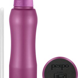 Belly Stainless Steel Water Bottle with Straw Lid Sipper Cap 750 ml Bottle-picture-26