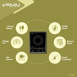 bajaj 1200 W Induction Cooktop Push Button image 4