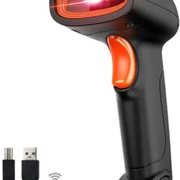 OnlyU HT20 Wireless 2.4GHz 2D & 1D Barcode Scanner (QR Code & Barcode Wired & Wireless Rechargeable Connectivity | Induction Scanning with Built-in Illumination Light 2D Camera Barcode Scanner-10