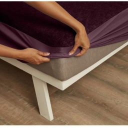 Elastic Strap Double Size Waterproof Mattress Cover-image-5