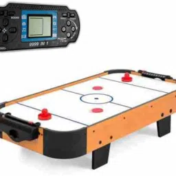 Mini Arcade Air Hockey Table + VIDEO GAME FREE Air Hockey Table-image-62