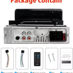 maties Car Multi-function 6100 Stereo Single Din Phone Stand with Remote Control 260 Car Stereo image 4