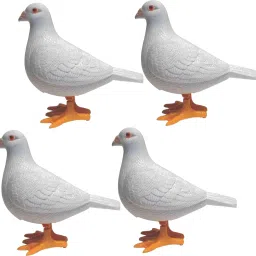®(4/PCS)Kabutar Toy Plastic Bird Figure Kids Toy Key Start Pigeon Sound Toy(B35)-26