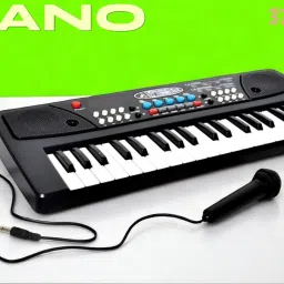 X410 Keys Piano Toy with Microphone, USB Power Cable & Sound Recording Best Birthday Gift for Boys and Girls Musical Instruments Analog Digital Piano-picture-25