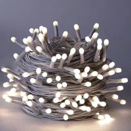 38 LEDs 12 m White Steady String Rice Lights-16