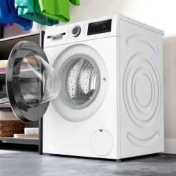 bosch 8 kg Fully Automatic Front Load with In-built Heater White image 3