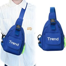 Bembika Crossbody Shoulder Bag Design, Daypack Travling & Hiking Chest Bag-(Blue Trend) Sling Bag-image-11