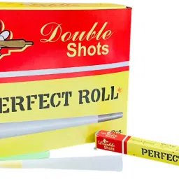 Double Shots Pre rolled 55 pieces cones Natural King Size 13 gsm Paper Roll-image-31