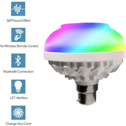 SmartAi LED Smart Music Light Bulb - Bluetooth Smart Bulb image 2