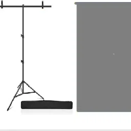 Stookin T-Stand With 6ftx9ft Black Photography Screen With 2 Spring Clamp & Carry Bag Reflector-19