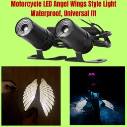 WG3 Angel Wings Style Light Waterproof, Universal fit for All Motorcycle and Car Side Marker Car, Motorbike LED (12 V, 5 W)-image-92